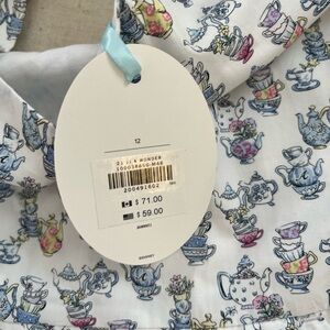 Girls NEW Disney Alice wonder land Janie and Jack romper